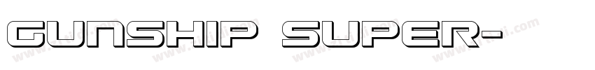 Gunship Super字体转换
